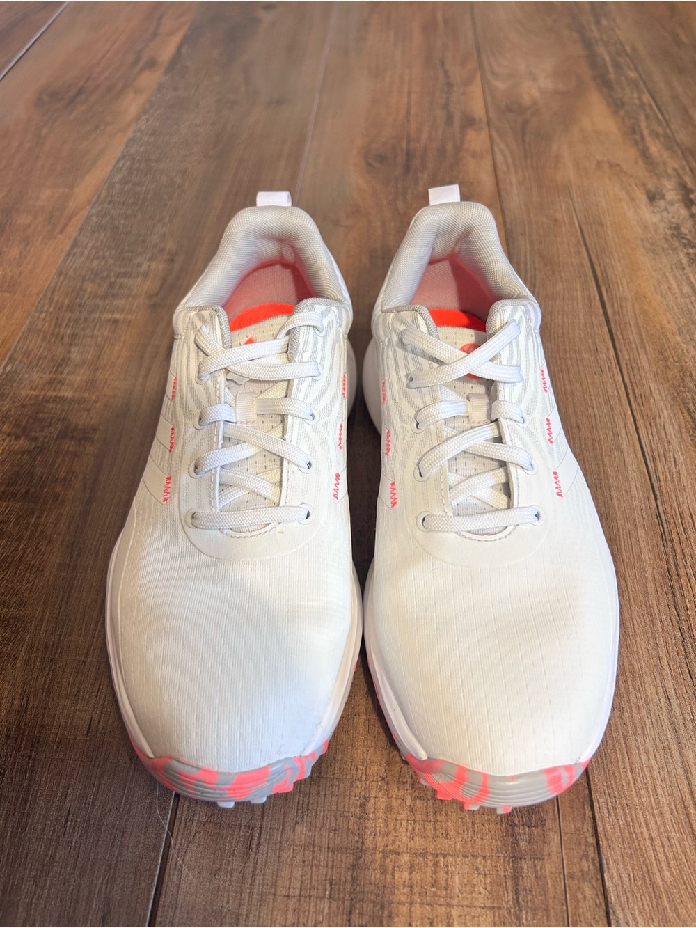adidas Women's White & Pink Athletic Sneakers Sz 7.5 - Picture 4 of 7